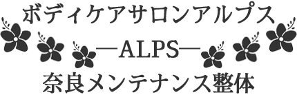 ボディケアサロンアルプス―ALPS―奈良メンテナンス整体